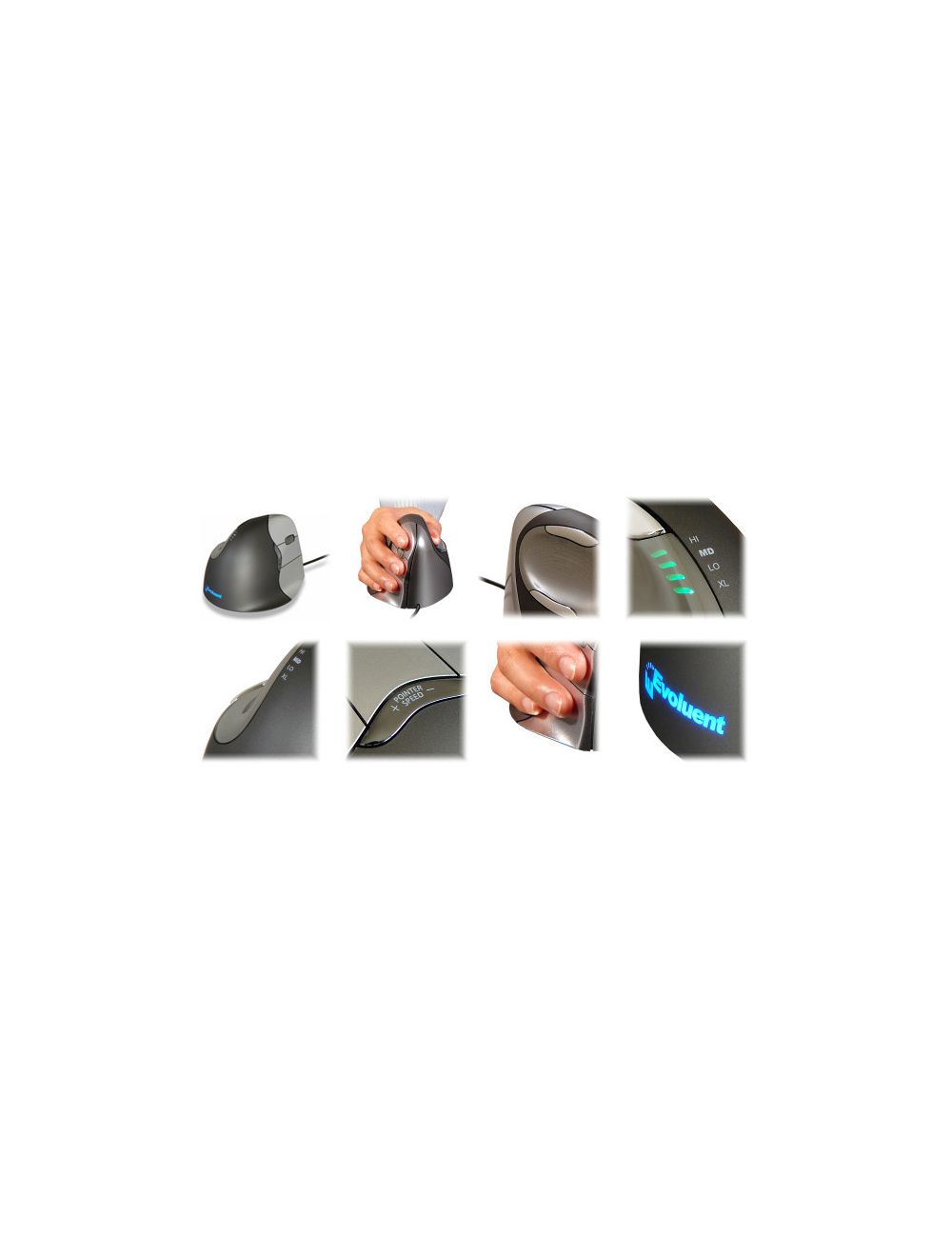 Evoluent VerticalMouse 4 Droitier Sans Fil