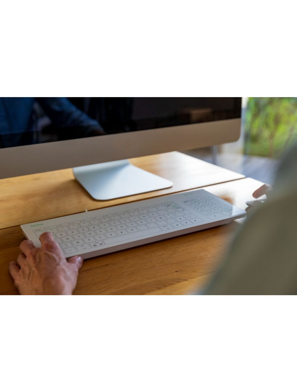Tactys: Clavier Medical Tactile En Verre Lavable Desinfectable