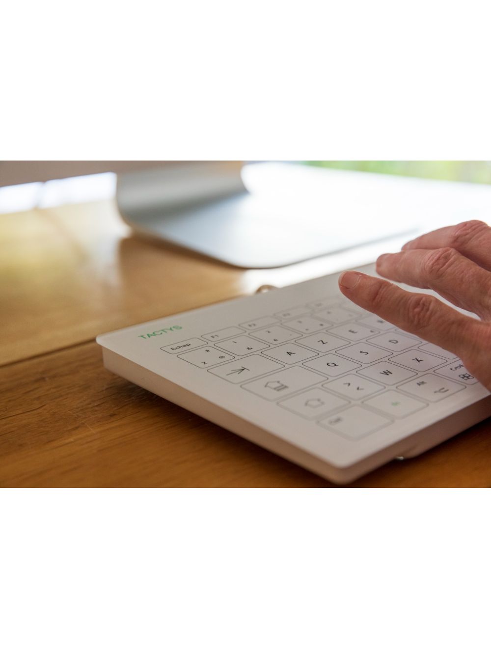 Tactys: Clavier Medical Tactile En Verre Lavable Desinfectable