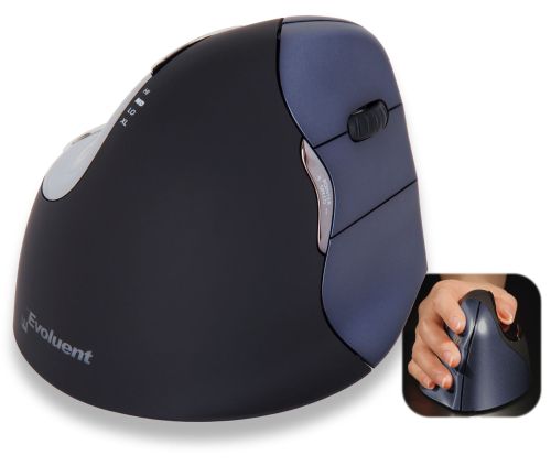 Souris ergonomique sans fil - Evoluent VerticalMouse 4 Droitier Sans Fil