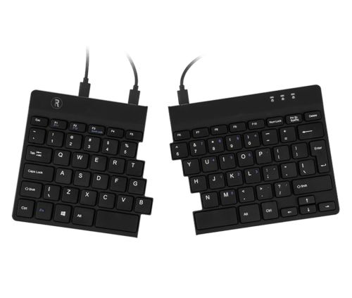 Claviers ergonomiques avec modules réglables/en deux parties - Clavier Compact Séparé En 2 Modules R-Go Break Split Azerty Fr
